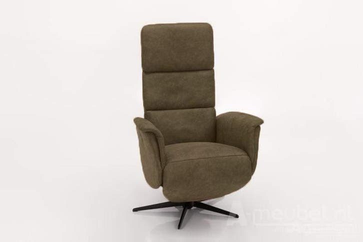 Relaxfauteuil Arkel - relaxfauteuils - Groen, Huis en Inrichting, Stoelen, Nieuw, Stof