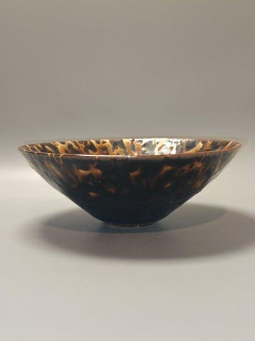 Jizhou-kiln schildpadglazuur kegelvormige theekop - Keramiek, Antiek en Kunst