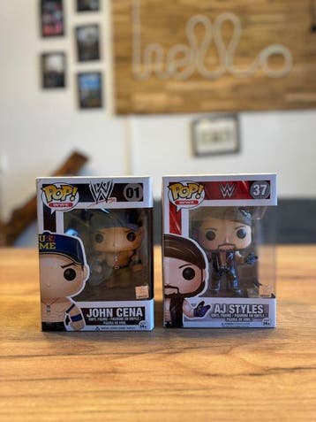 Funko - Funko Pop - WWE - John Cena #01 + AJ Styles #37