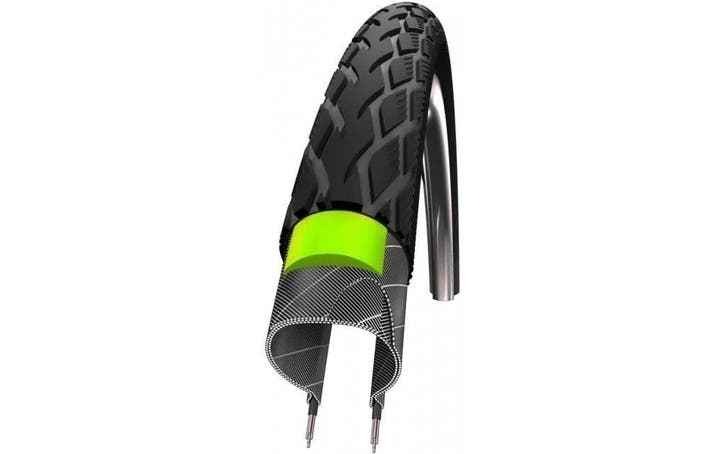 Buitenband Schwalbe Marathon GreenGuard 40-406 - Zwart met R, Fietsen en Brommers, Fietsonderdelen, Nieuw, Verzenden