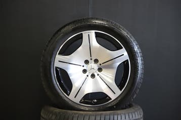 Velgen Mercedes - Maybach S-Klasse Bridgestone MO Zomerbande, Auto-onderdelen, Banden en Velgen, Gebruikt, 255 mm, Banden en Velgen
