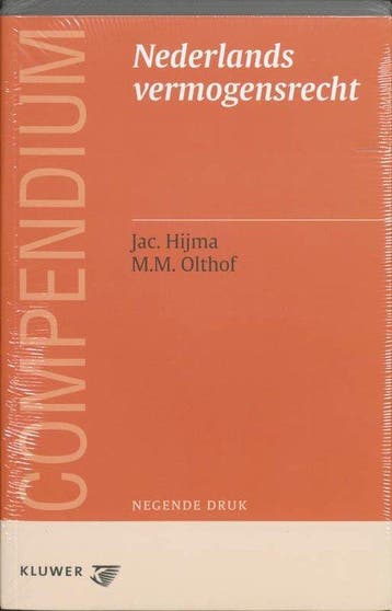 Compendium van het Nederlands vermogensrecht - Hijma, Boeken, Studieboeken en Cursussen, Verzenden, Gelezen