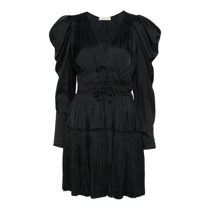 Ulla Johnson • satijnen jurk Lu • 40 (10), Kleding | Dames, Jurken, Zwart, Nieuw, Maat 38/40 (M), Verzenden