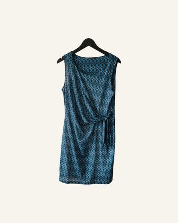 Taifun jurk – maat 42/44 – Tweedehands, Kleding | Dames, Jurken, Blauw, Maat 42/44 (L), Ophalen of Verzenden, Zo goed als nieuw
