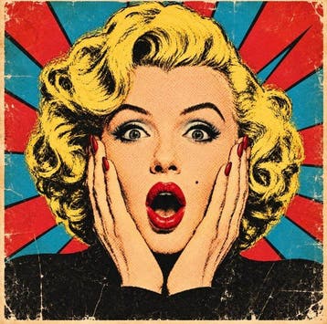 Eric Brumette - MARYLIN MONROE WOW 3 - Toile L - LIMITED