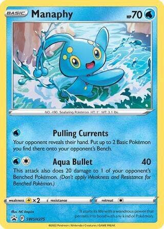 Manaphy swsh275 Sword&Shields Promo,s, Ophalen of Verzenden, Nieuw, Losse kaart, Foil