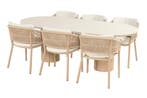 Hartman Altea/Valencia ovale tuinset voor 6 personen 220x100, Tuin en Terras, Tuinsets en Loungesets, Verzenden, Nieuw, Overige materialen