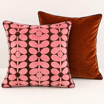 Orla Kiely - One cushion made with Orla Kiely fabric & one