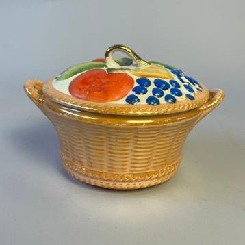 Bonbon mand - Rare - Early 20th century, Confiture Basket or, Antiek en Kunst