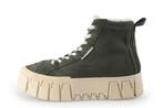Tommy Jeans Hoge sneakers in maat 40 Groen, Kleding | Dames, Verzenden, Sneakers of Gympen, Zo goed als nieuw, Tommy Jeans
