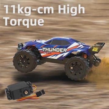 Teeggi 1/14 4WD RC Off-road Auto 100KM/H Borstelloze Motor 3, Verzenden, Nieuw