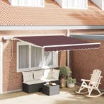 vidaXL Luifel handmatig uittrekbaar met LEDs 300x250 cm, Tuin en Terras, Zonneschermen, Verzenden, Nieuw
