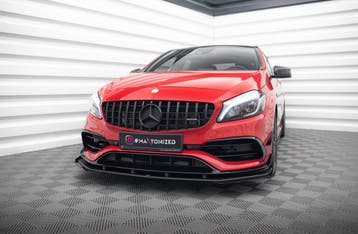 Maxton Front Flaps Mercedes-Benz A 45 AMG W176 Facelift, Verzenden