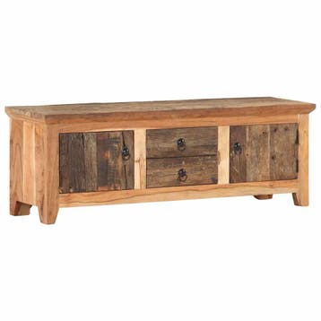 vidaXL Tv-meubel 120x30x40 cm massief acaciahout en, Minder dan 50 cm, Verzenden, Nieuw, Minder dan 100 cm