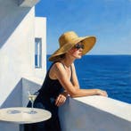 Le Yack - Balcony Solitude - Hand signed