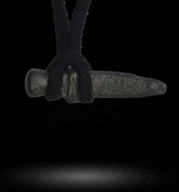 Oud-Romeins Amulet Gladius-zwaard. In uitstekende staat.