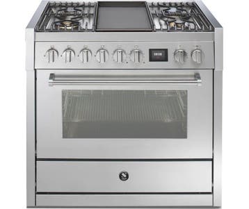 €6430 Steel GQ9S-4T gas fornuis met 4 branders + bakplaat, Witgoed en Apparatuur, Fornuizen, Ophalen of Verzenden, Nieuw