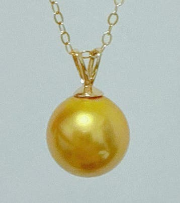 Zonder minimumprijs - Ketting met hanger - 18 karaat Geel