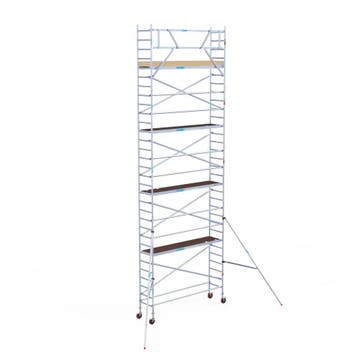 Rolsteiger Basic 75x305 10,2m werkhoogte tegen de gevel, Doe-het-zelf en Verbouw, Steigers, Verzenden, Nieuw, Rolsteiger of Kamersteiger