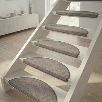 Trapmat Baleno Greige - 28x65 cm, Verzenden, Nieuw