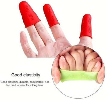 Vingerbeschermers Rood set 5 stuks grip, Ophalen of Verzenden, Nieuw