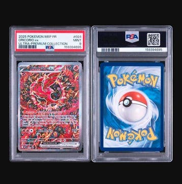 Pokémon - 1 Graded card - Plumeline ex #024 Foil, Full art -, Nieuw