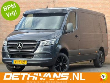 Zakelijke Lease |  Mercedes-Benz Sprinter 319CDI 3.0V6 L2H1, Automaat, Gebruikt, Zwart, Diesel