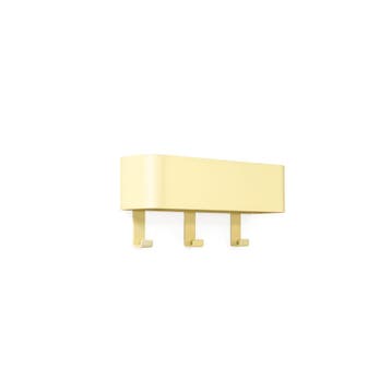 Spinder Design Dax Play 3 wandkapstok - butter yellow, Verzenden, Nieuw