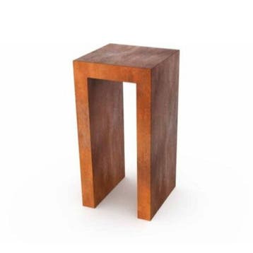 Geroba UC4 sokkel U-vorm 400x400x800mm - Cortenstaal, Verzenden, Nieuw