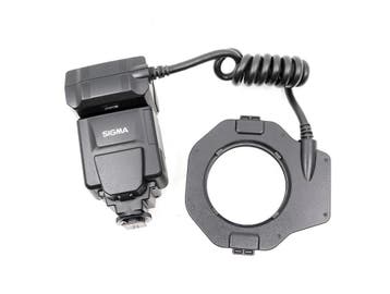 Sigma EM-140 DG Macro Ring Flash - Canon - 1 jaar garantie, Ophalen of Verzenden, Zo goed als nieuw, Canon