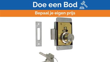Bieden: Yale External Door Lock Chrome - Yacht, Ophalen of Verzenden, Nieuw, Kombuis en Sanitair, Zeilboot of Motorboot
