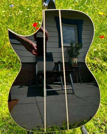 Homestead Orchestral Model Floretine Cutaway OMC Dark Blue, Ophalen of Verzenden, Nieuw, Western- of Steelstringgitaar, Met koffer