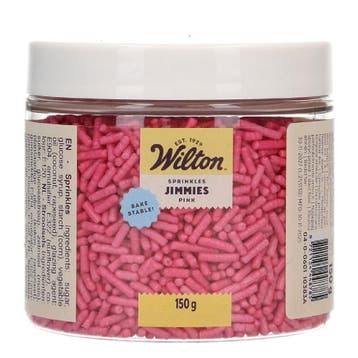 Wilton Bakvaste Jimmies Roze 150g, Verzenden, Nieuw