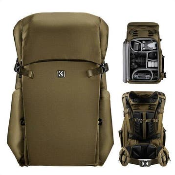K&F Camera Backpack 30L olijfgroen, Ophalen of Verzenden, Nieuw