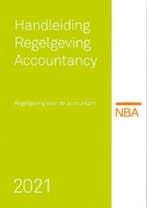 Handleiding regelgeving accountancy 2021 9789075103878, Verzenden, Zo goed als nieuw