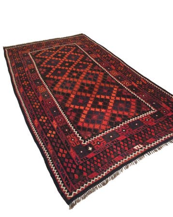 Tribal Kelim Afganistan 285x170 wollen vloerkleed, Huis en Inrichting, Kelim wollen vloerkleed perzisch tapijt handgeknoopt afganistan