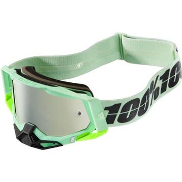 100% Racecraft 2 Crossbril Mint Groen - Zilver Lens -50%, Verzenden, Nieuw met kaartje, Motorcrosskleding