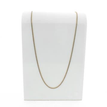 8 karaat gourmetschakel ketting, Ophalen of Verzenden, Gebruikt, Geel, Goud