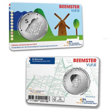 5 Euro 2019 Beemster BU Coincard, Verzenden