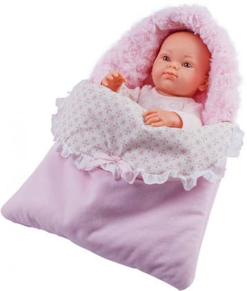 Paola Reina babypop 32cm met slaapzak - Mini Pikolines me..., Ophalen of Verzenden, Nieuw