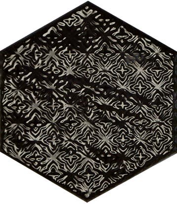 Vloertegel/Wandtegel Zwart 19,8x22,8cm (Muurtegels), Keramiek, Nieuw, 20 tot 40 cm, 10 m² of meer