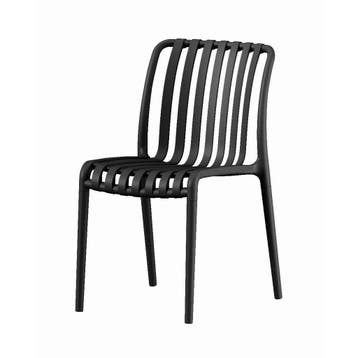 DS4U - Max tuinstoel - Set van 2 - Zwart - Kunststof -, Ophalen of Verzenden, Nieuw, Zwart