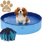 Honden Zwembad Opvouwbaar 80x20 – Stevig PVC – Anti Slip, Ophalen of Verzenden, Nieuw