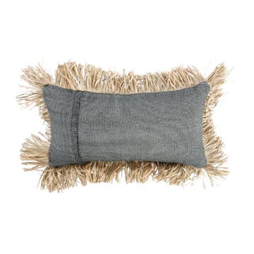 Bazar Bizar de Cotton Bonita Kussenhoes - Zwart Naturel -, Ophalen of Verzenden, Gebruikt, Wit, Textiel