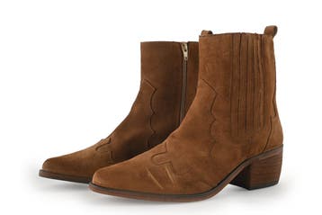 Manfield Cowboy laarzen in maat 39 Cognac, Overige kleuren, Verzenden, Zo goed als nieuw, Manfield