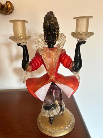 Murano - Kandelaar - Muranoglas - Kandelaar uit het midden