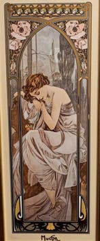 Goebel, Artis Orbis, I momenti del giorno - Mucha - Wandbord