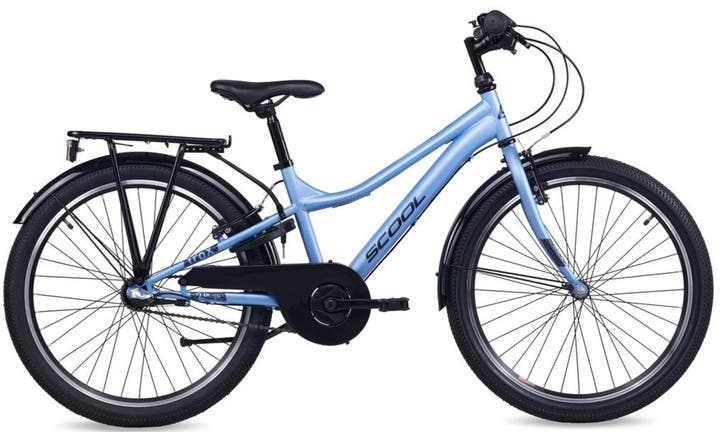 SCOOL troX 24 Ice Blue 3-Speed 8+, Fietsen en Brommers, Fietsen | Kinderfietsjes, Nieuw, Verzenden