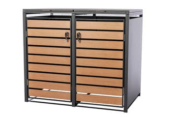 Containerberging staal houtlook dubbel, Verzenden, Nieuw