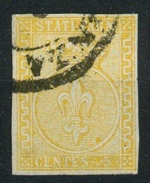 Italiaanse oude staten - Parma 1853 - Bourbonische lelie en, Postzegels en Munten, Postzegels | Europa | Italië